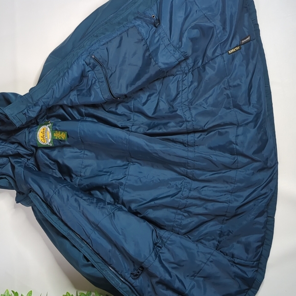 Cabelas heavy insulated winter jacket size Large blue - Picture 6 of 14